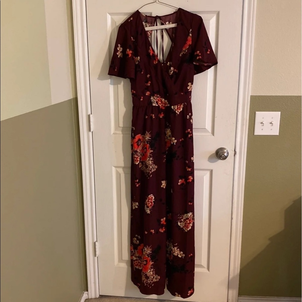 floral jumpsuit